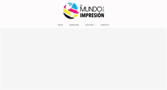 Desktop Screenshot of elmundodelaimpresion.com